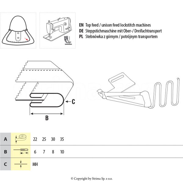 Einfas masina cu brat marochinarie UMA-272 20/6 MH