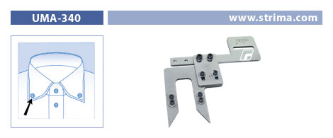 Dispozitiv facut butoniera guler camasa UMA-340