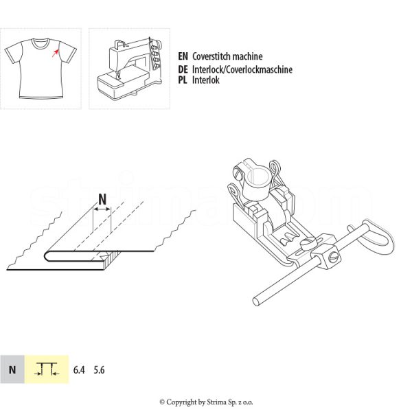 Piciorus uberdeck cu tighelar UMA-58 6,4 MM