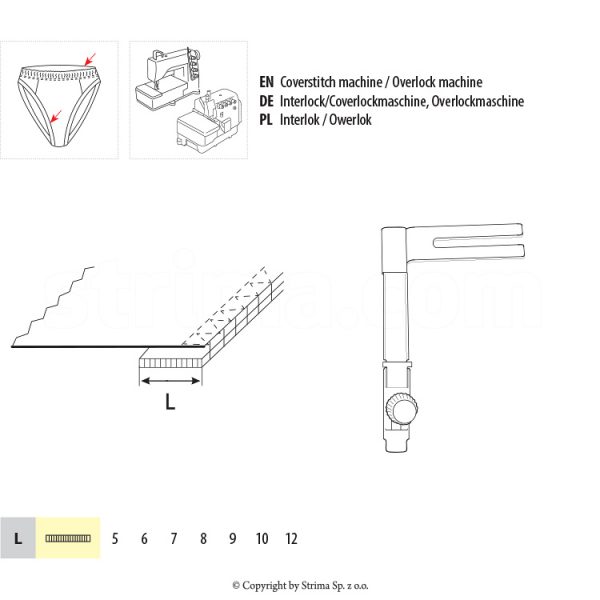 Dispozitiv aplicat elastic pe margine UMA-80-B 7 IN