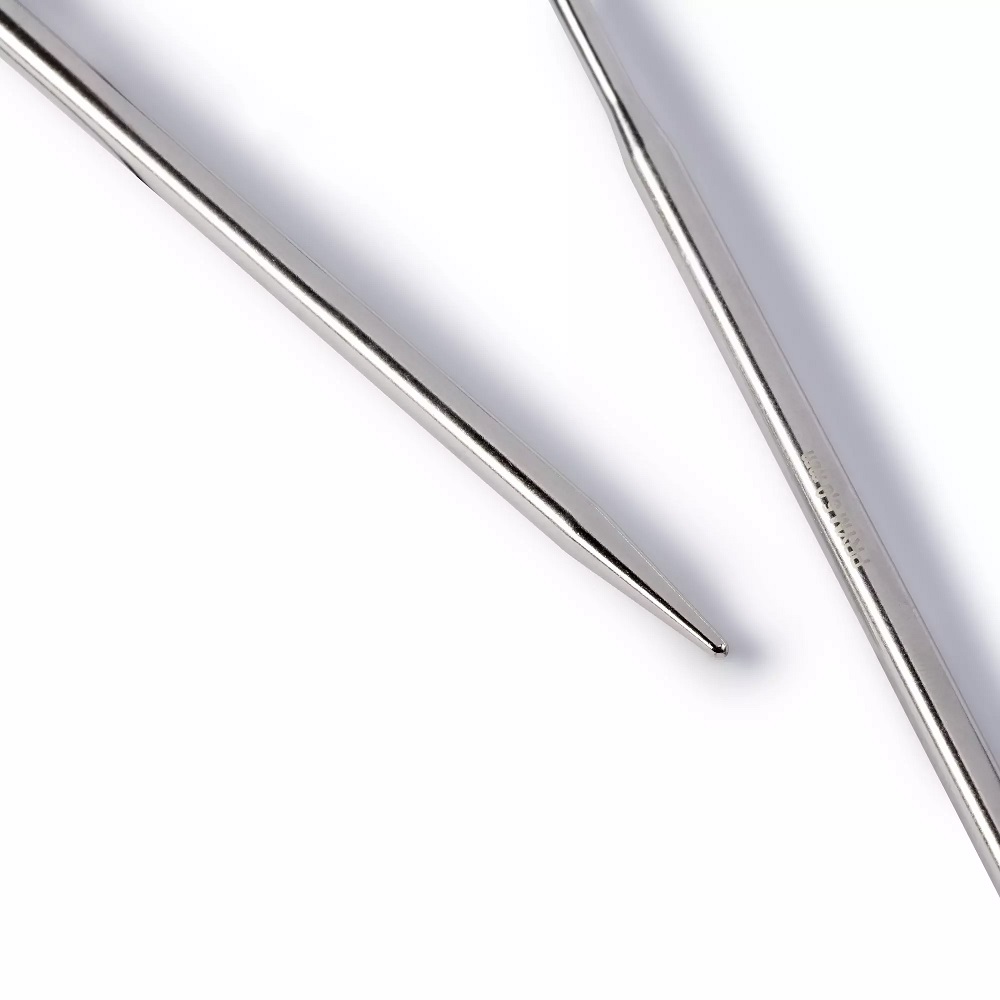 Andrele circulare din alamă, argintii, dim 100 cm / 7,00 mm
