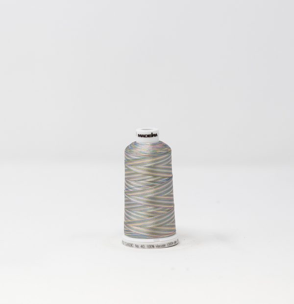 Ata de brodat rayon (vascoza) Multi Pastel, classic 40, con 1000 metri