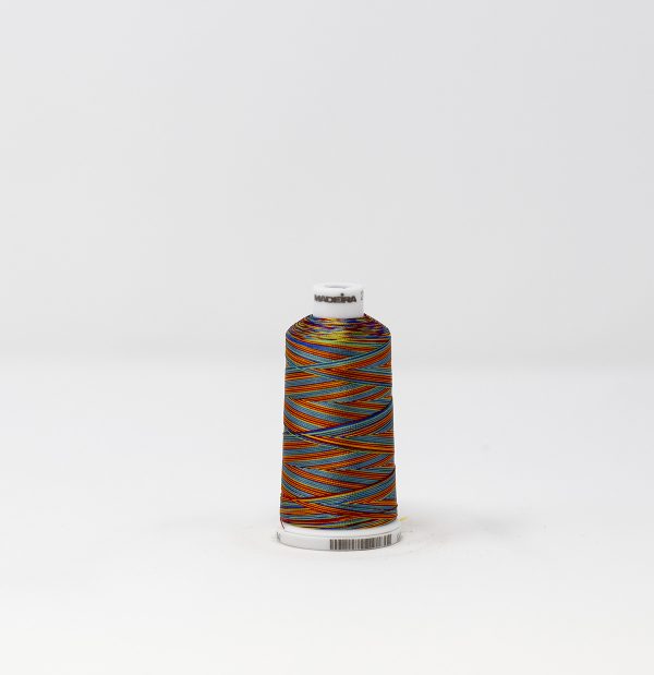 Ata de brodat rayon (vascoza) Multi Red/Gold/Blue, classic 40, con 1000 metri