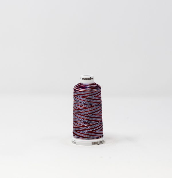 Ata de brodat rayon (vascoza) Multi Red/ White/ Blue, classic 40, con 1000 metri