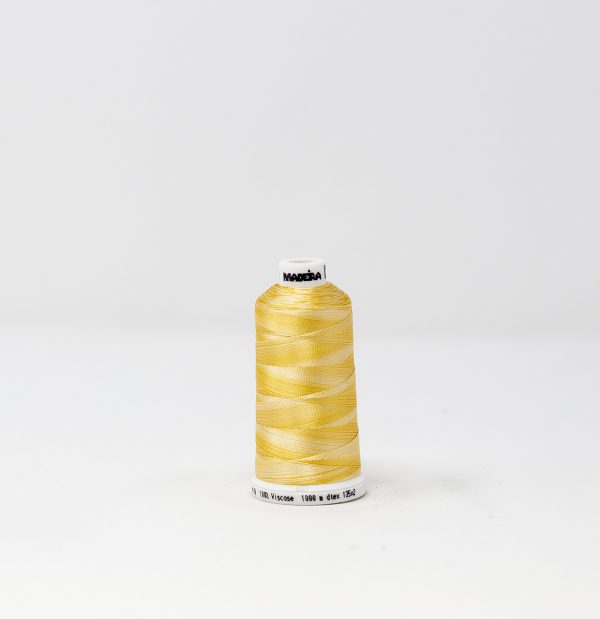 Ata de brodat rayon (vascoza) Ombre Cream, classic 40, con 1000 metri