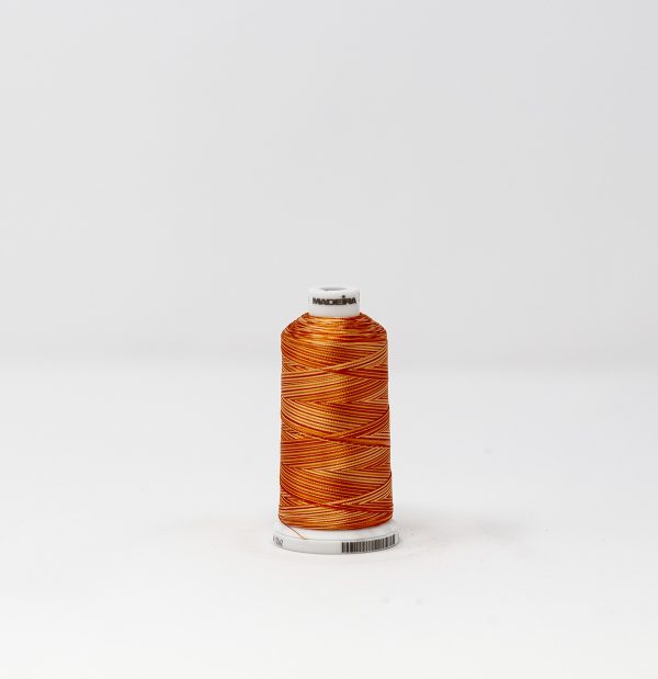 Ata de brodat rayon (vascoza) Ombre Orange, classic 40, con 1000 metri