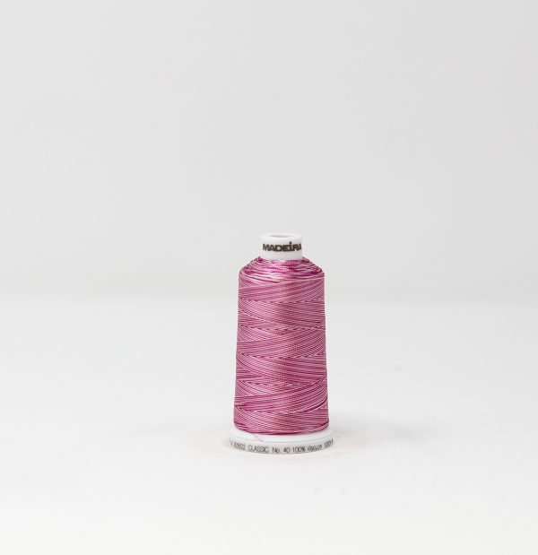 Ata de brodat rayon (vascoza) Ombre Pink, classic 40, con 1000 metri