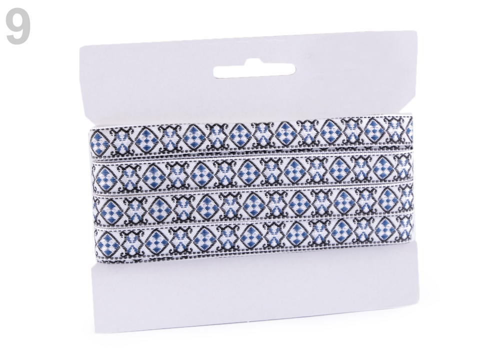 Bandă decorativă cu motiv oriental, lățime 15 mm ST260995