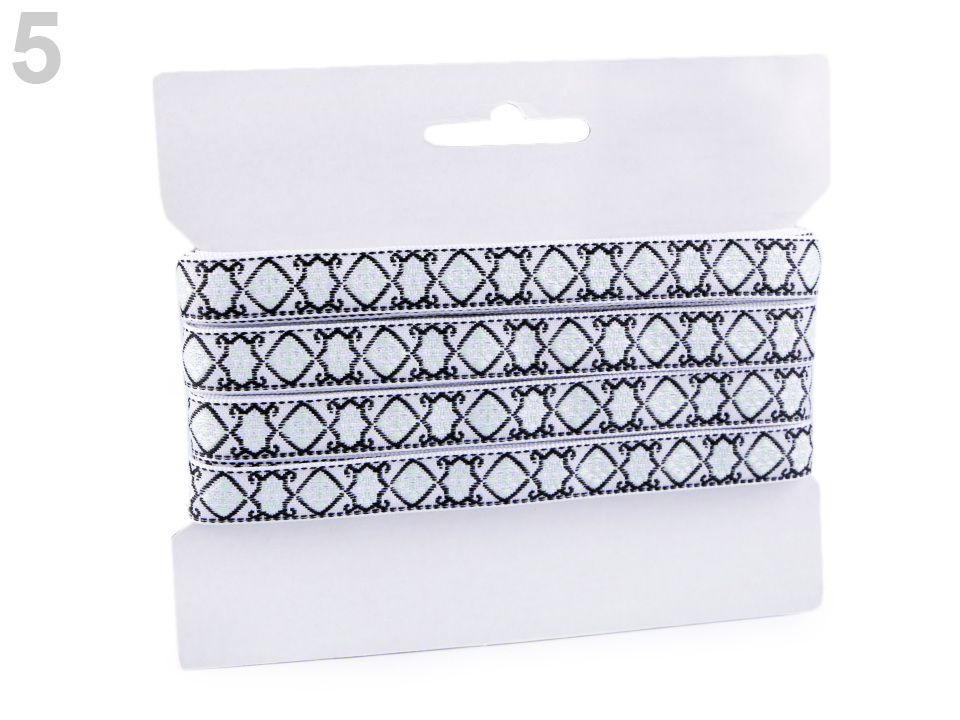 Bandă decorativă cu motiv oriental, lățime 15 mm ST260995