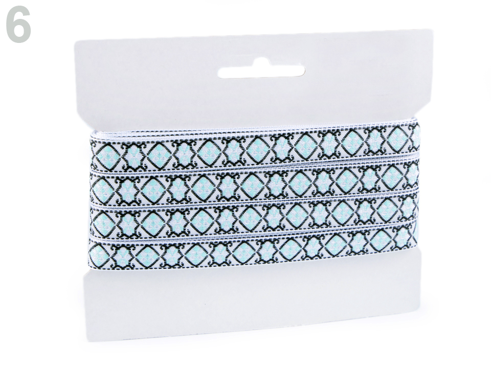Bandă decorativă cu motiv oriental, lățime 15 mm ST260995