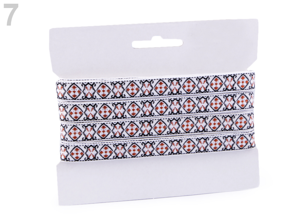 Bandă decorativă cu motiv oriental, lățime 15 mm ST260995