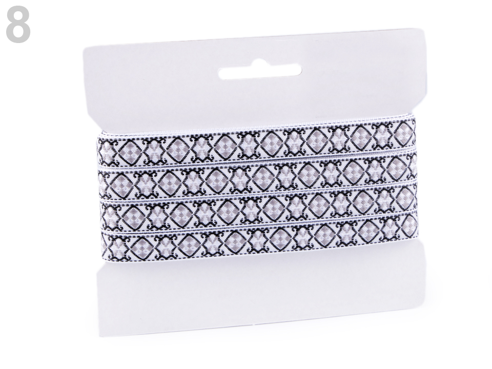 Bandă decorativă cu motiv oriental, lățime 15 mm ST260995