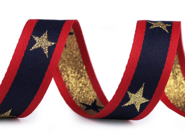 Bandă decorativă / vipușcă lată, lățime 25 mm ST610015