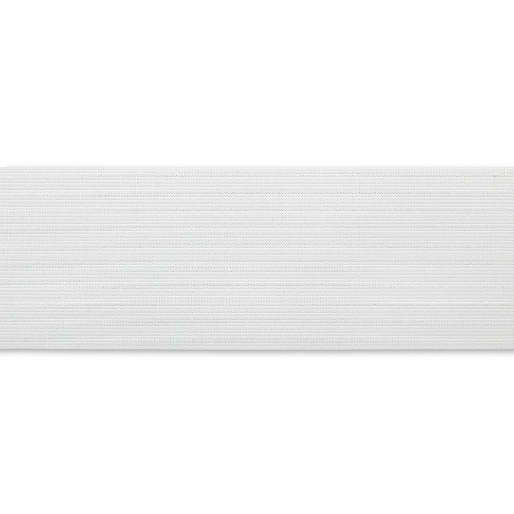 Banda elastic, intindere usoara, alb, 80 mm, 50 m