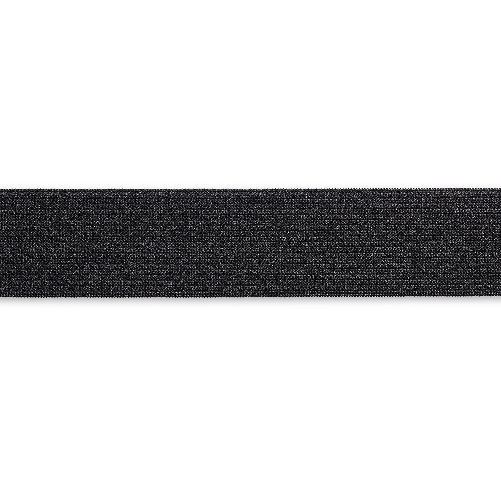 Banda elastic, intindere usoara, negru, 30 mm, 50 m
