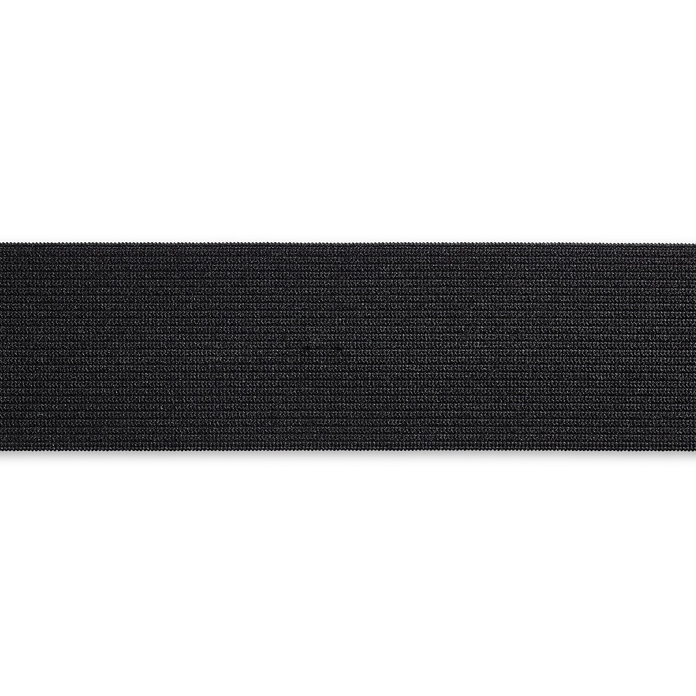 Banda elastic, intindere usoara, negru, 40 mm, 50 m