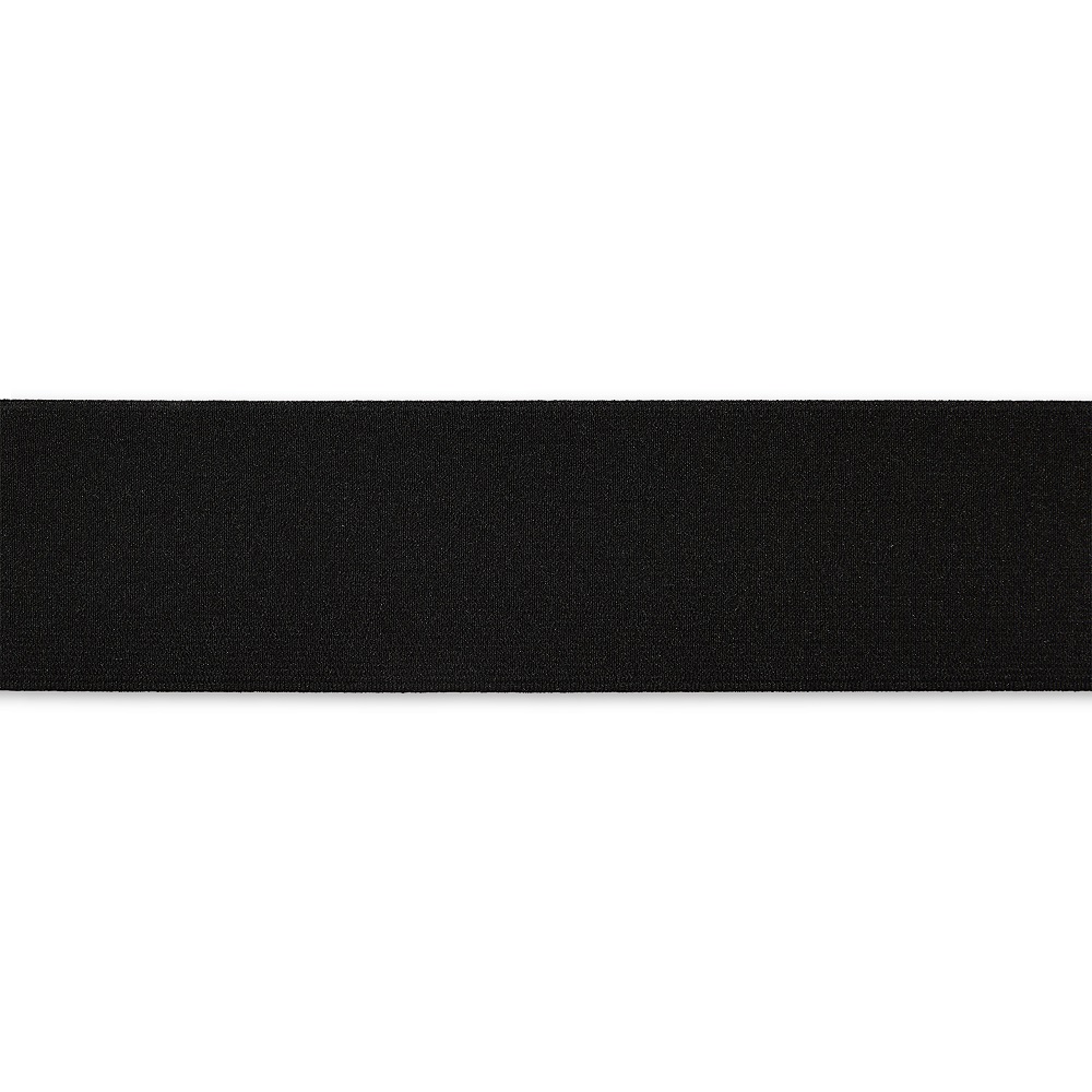 Banda elastic, intindere usoara, negru, 60 mm, 50 m