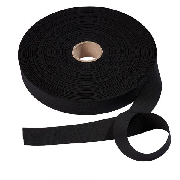 Banda elastica, neagra, 40 mm, 50 m