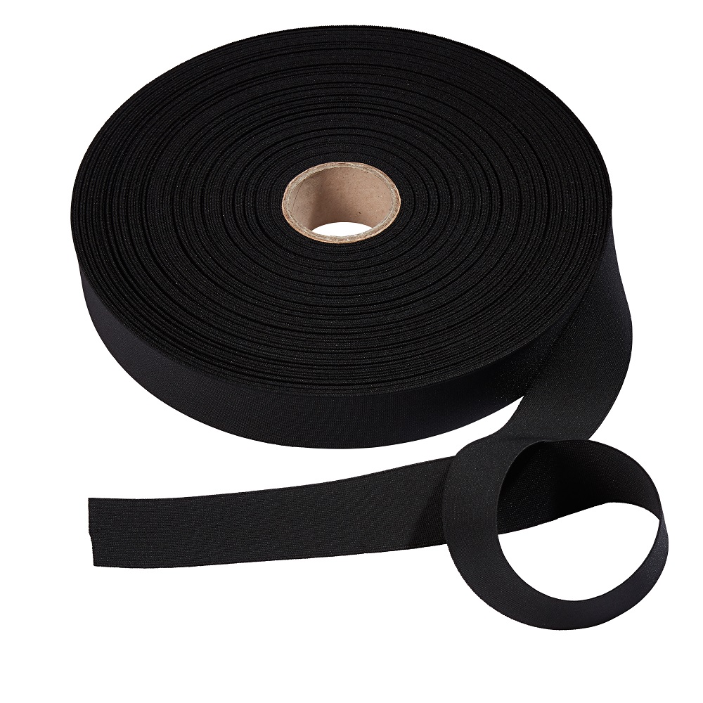 Banda elastica, neagra, 40 mm, 50 m