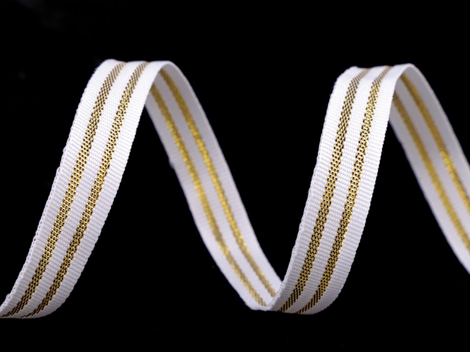 Bandă ripsată cu lurex, lățime 12 mm ST430560