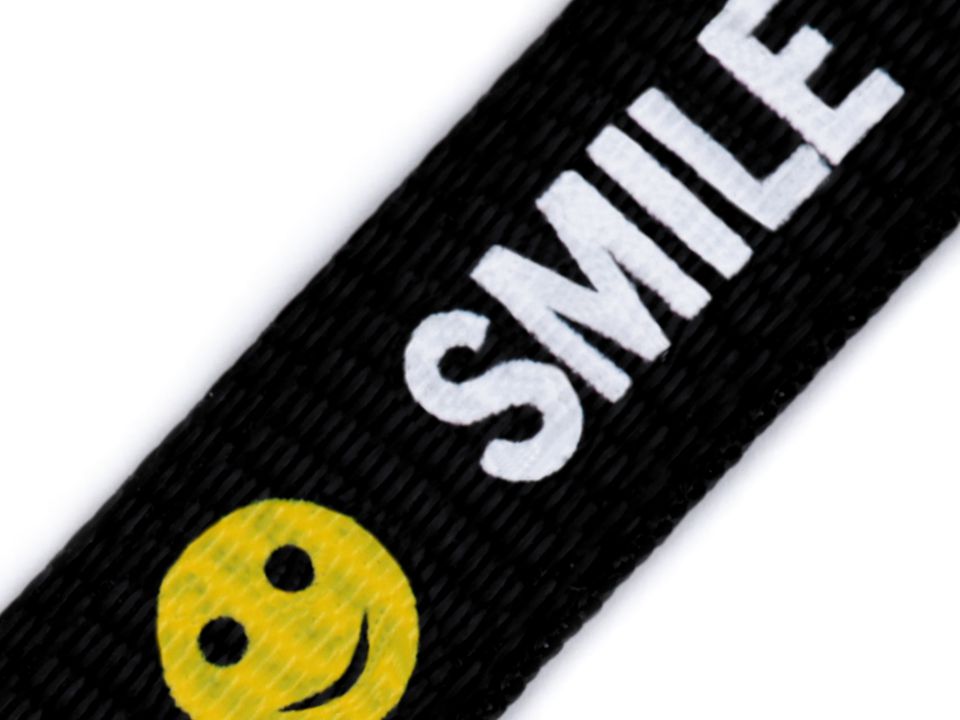 Bandă ripsată Smile / vipușcă, lățime 10 mm ST610016
