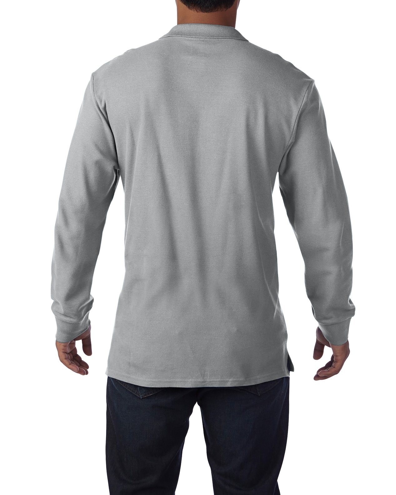 Bluza polo barbati 100% bumbac, RS - Gri Sport, 223 g