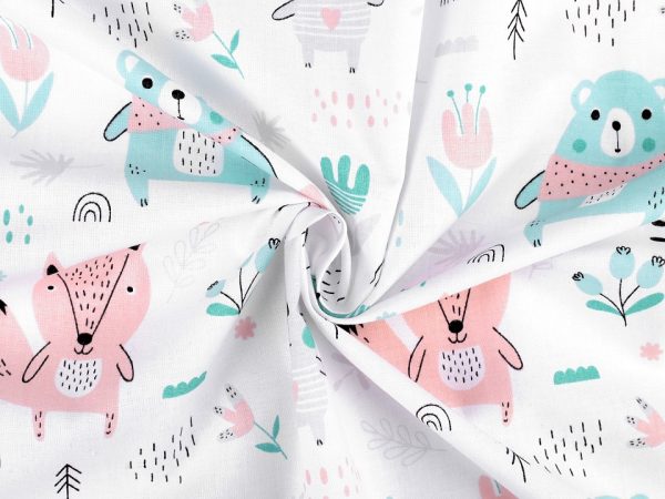 Bumbac imprimat cu motive pentru copii