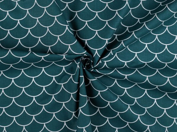 Bumbac imprimat cu solzi