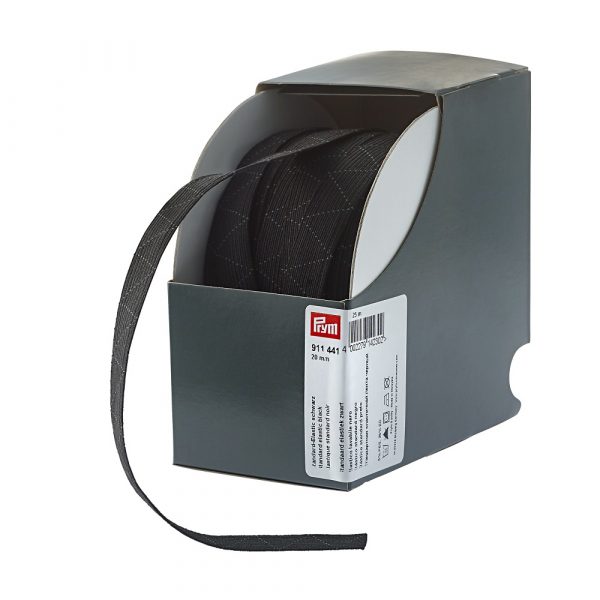 Elastic standard, negru, 20 mm