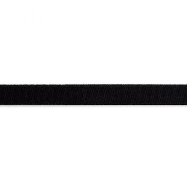 Elastic velur, negru, 20 mm