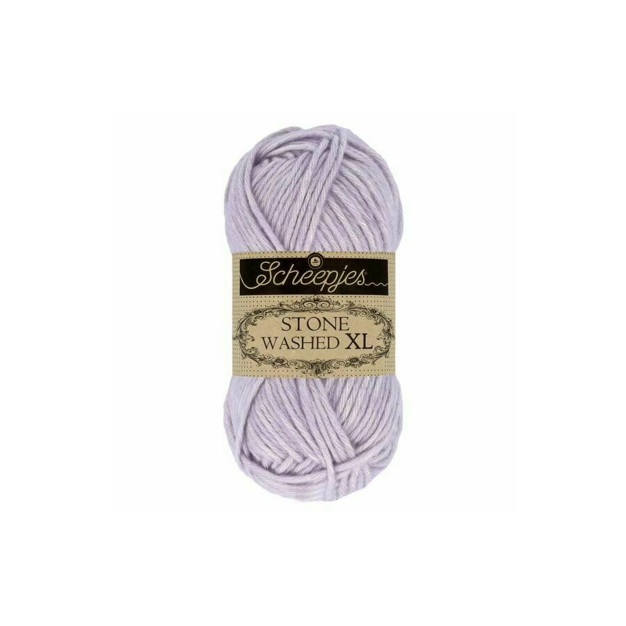 Fir din bumbac Stone Washed XL - Lilac Quartz