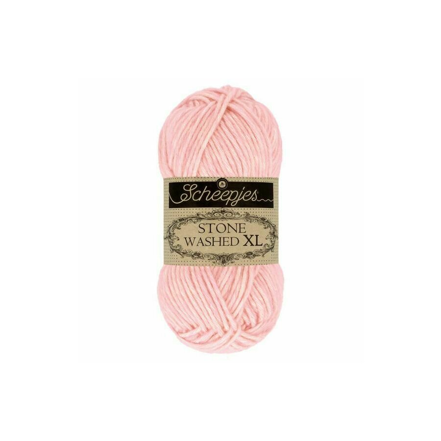 Fir din bumbac Stone Washed XL - Rose Quartz