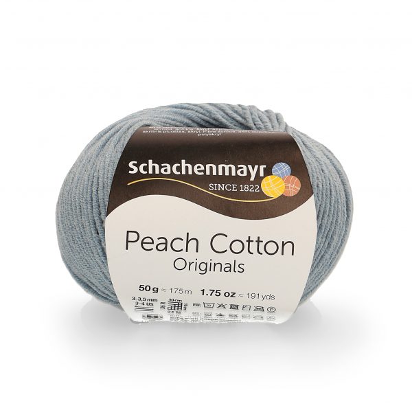 Fir din bumbac Peach 50 g – Denim 00158