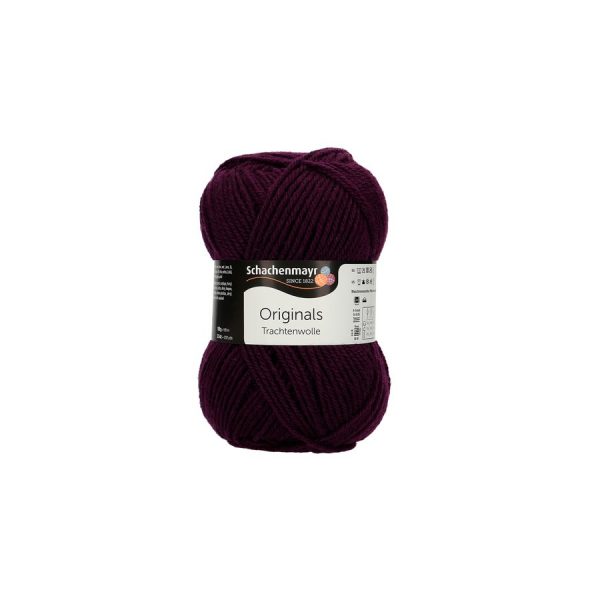 Fir din amestec de lana Trachtenwolle – Burgundy