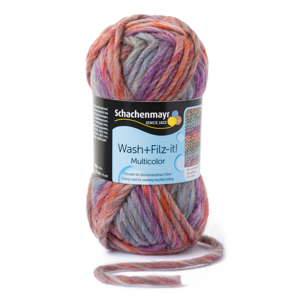 Fir de tricotat Wash+Filz-it! Multicolor 00251