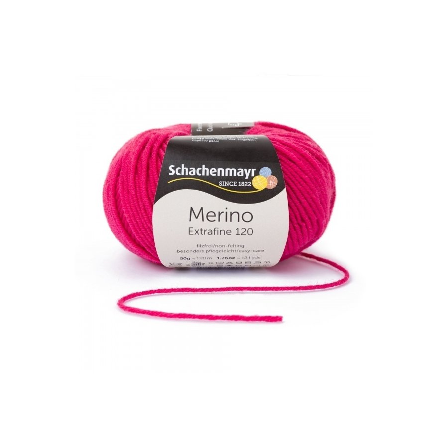 Fir din lână Merino Extrafine 120 Cyclam