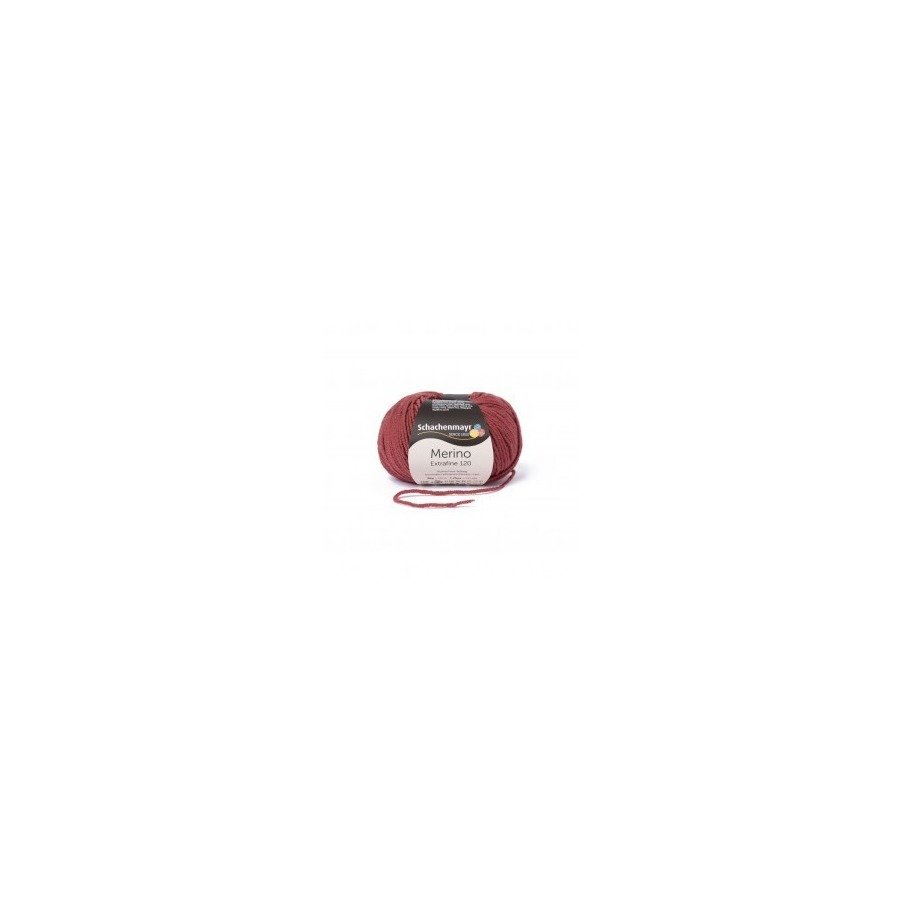 Fir din lână Merino Extrafine 120 Marsala