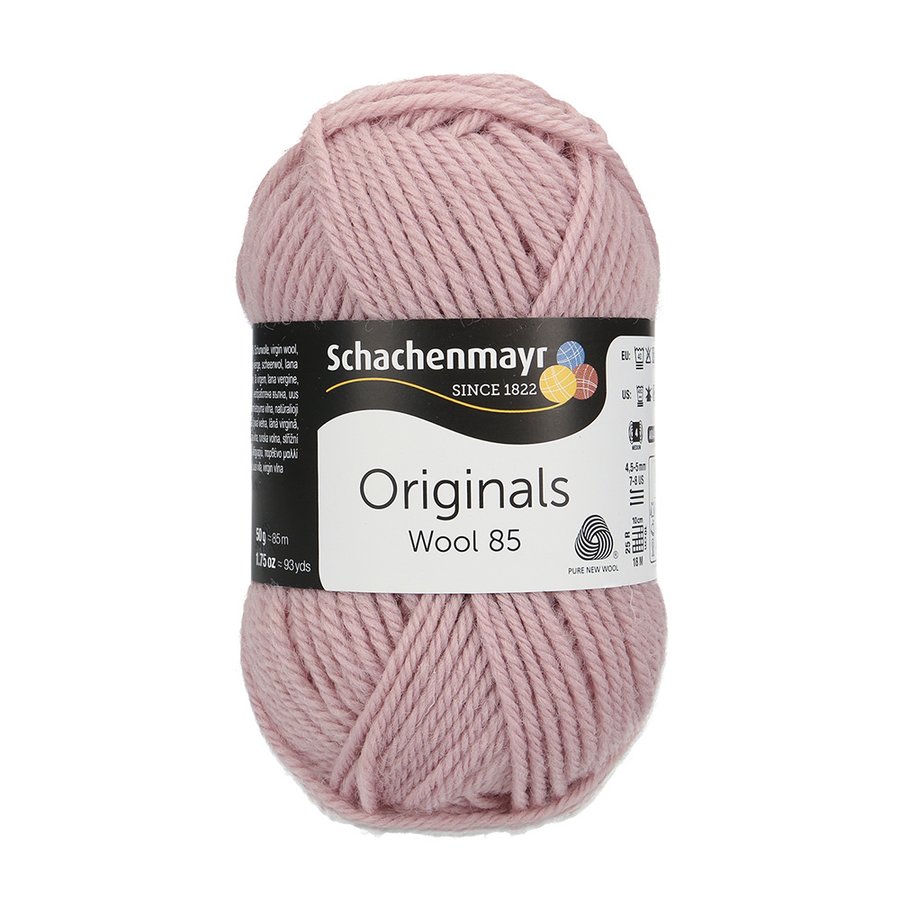 Fir din lana Wool 85 - Dusty Pink