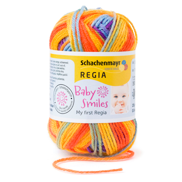 Fire de tricotat Baby Smiles My First Regia 01889