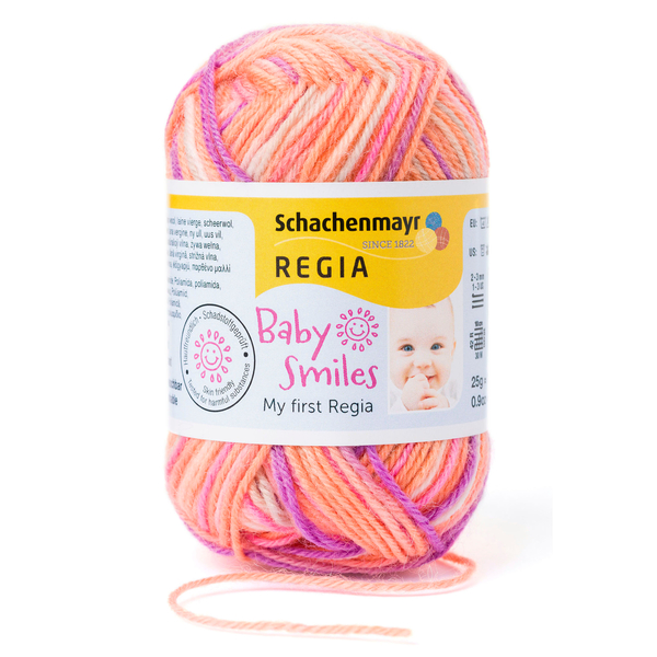 Fire de tricotat Baby Smiles My First Regia 01814