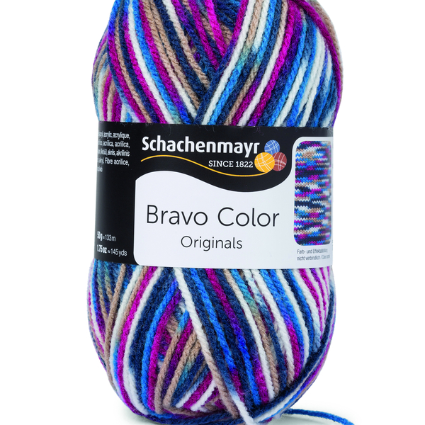 Fire de tricotat din acril Bravo Color 02129