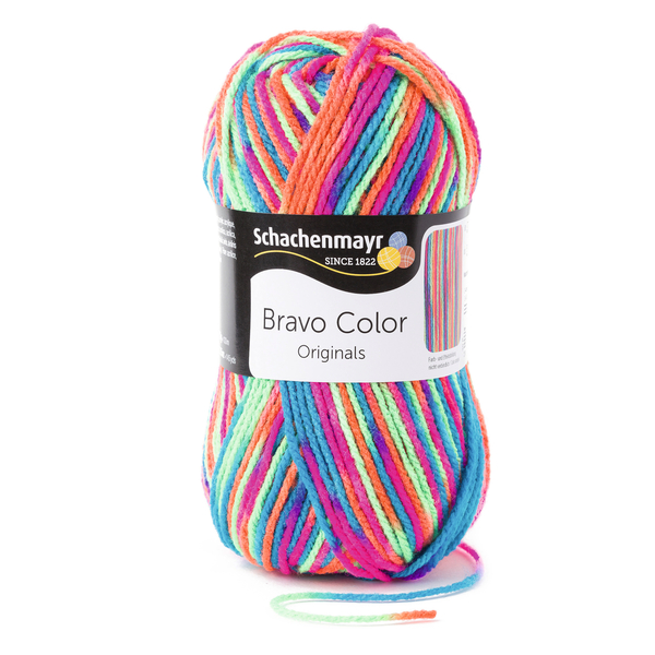 Fire de tricotat din acril Bravo Color 00095