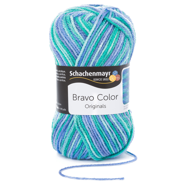 Fire de tricotat din acril Bravo Color 02134
