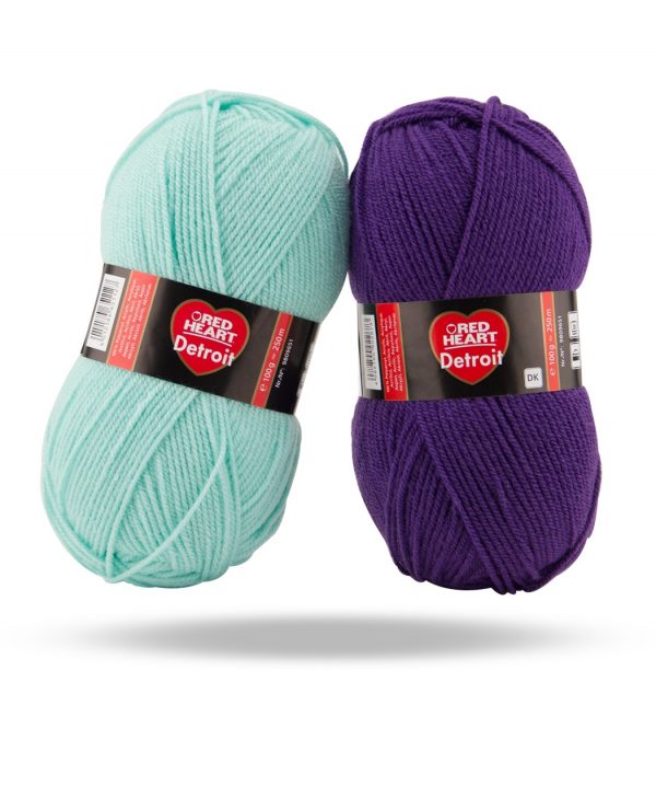 Fire de tricotat 100% acril, Detroit