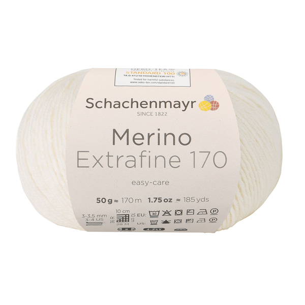 Fir de tricotat Merino Extrafine 170, 00002