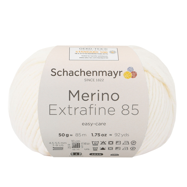 Fir de tricotat Merino Extrafine 85, 00202