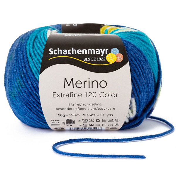 Fir de tricotat Merino Extrafine Color 120, 00493