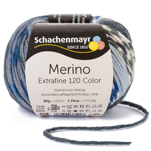 Fir de tricotat Merino Extrafine Color 120, 00494