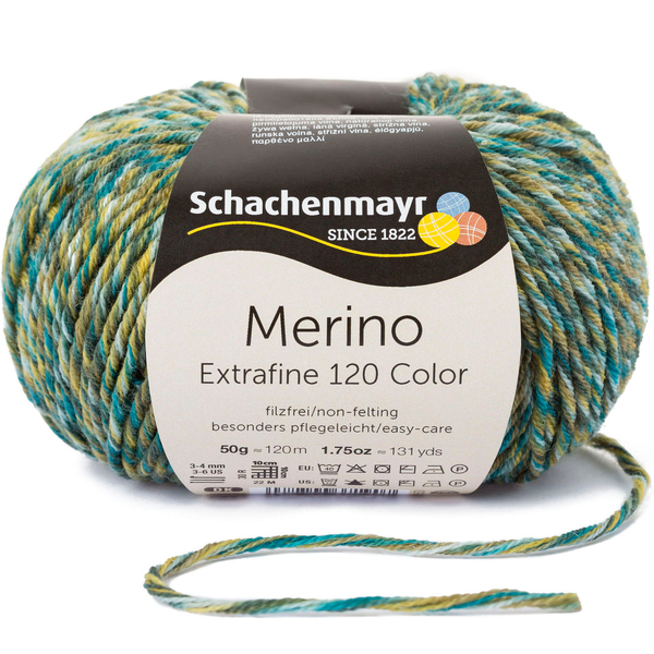 Fir de tricotat Merino Extrafine Color 120, 00498