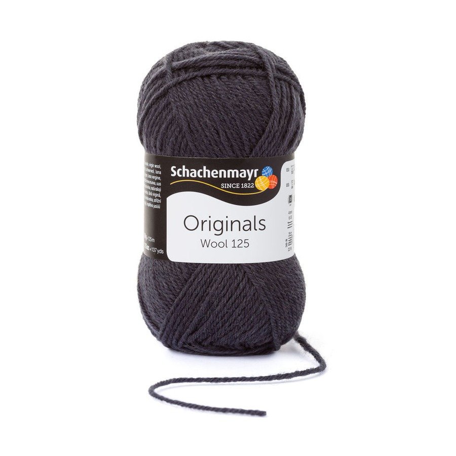 Fir din lana Wool 125 - Antracit
